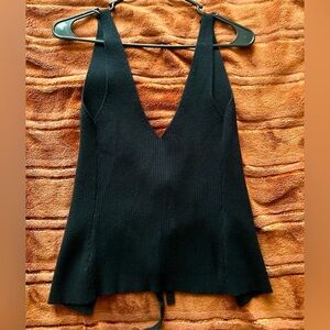 Nasty Gal Knitted Open Back Top - NWOT